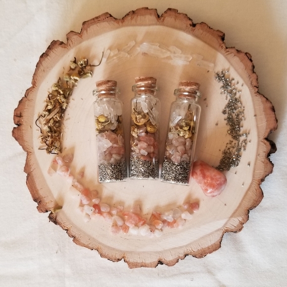 Handmade Other - Crystal Recipe Bottle "Blessed Sunshine"